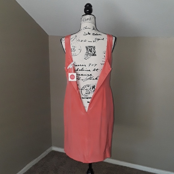🥳HPx2🥳 NWT, Boden 100% Silk Guava Coral Dress - Picture 12 of 15